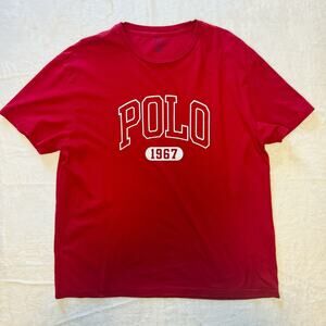 Polo Ralph Lauren Classic Fit Red T-shirt Men's Large